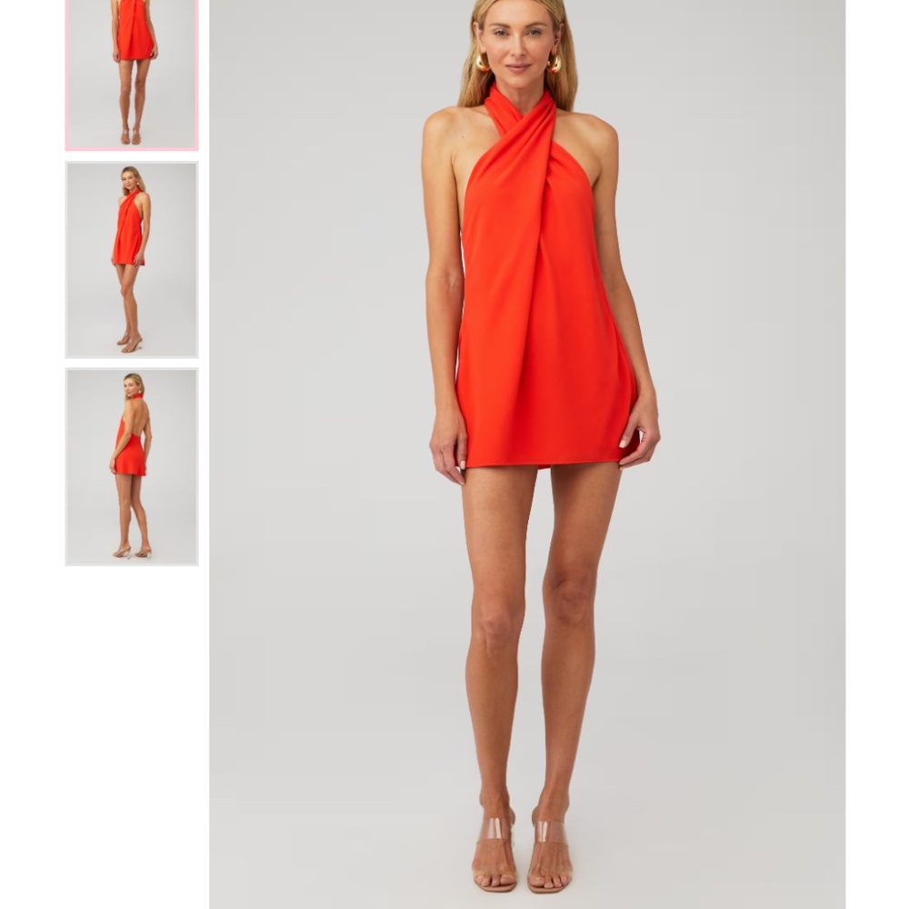 Show Me Your MuMu jasmine halter mini dress